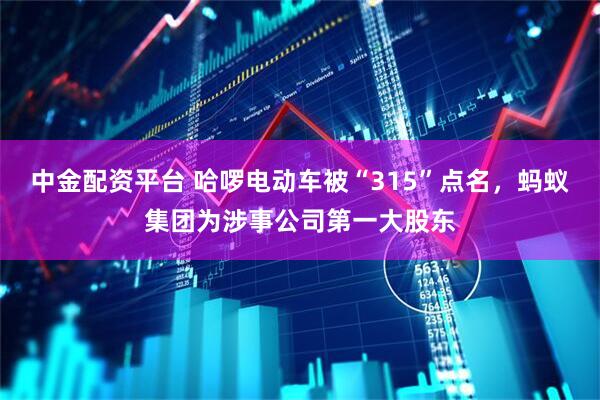 中金配资平台 哈啰电动车被“315”点名，蚂蚁集团为涉事公司第一大股东